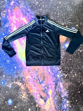 Adidas Zip Up Jacket - Youth Size M